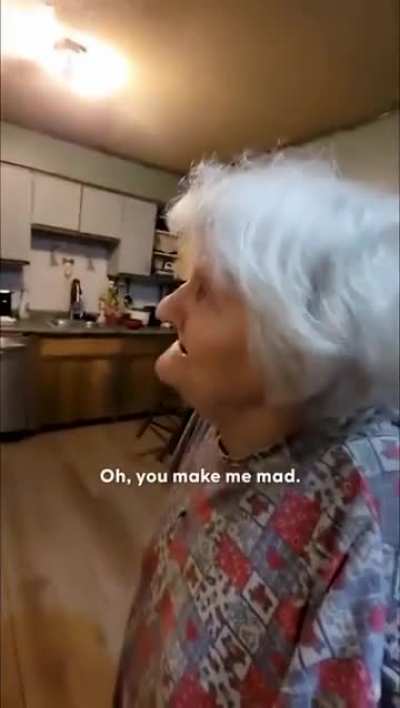 Grandma and the cat.Real story :D