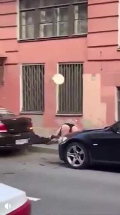 Falling off a balcony (Cross post from r/CrazyFuckingVideos)