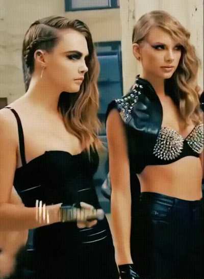 Cara Delevingne &amp;amp; Taylor Swift inviting you to their hotel room, ready to dominate you. How will you serve your new Mistresses?