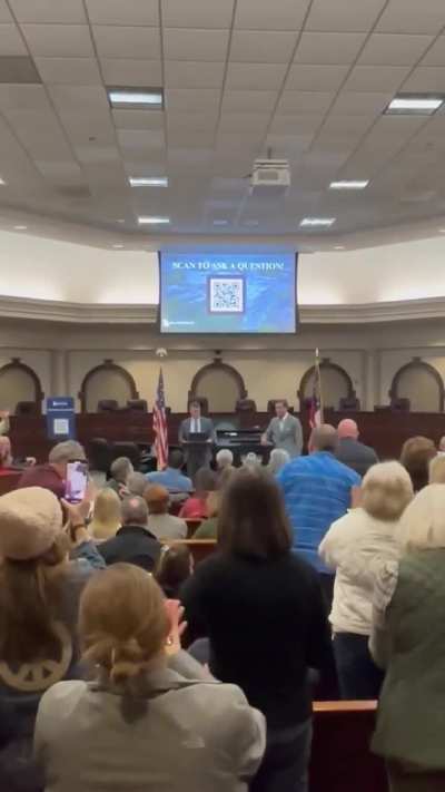 Republican Rich McCormick booed at Georgia Town Hall for dodging question about Trump's tyrannous actions