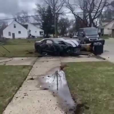 Racing down a side street? Why?!?