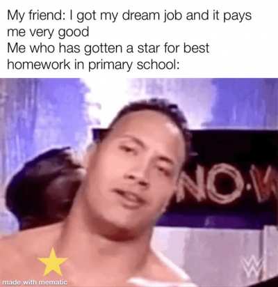 yeah that&rsquo;s right i got a star