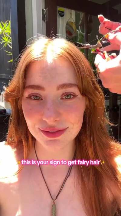 'this is your sign to get fairy hair' - IG September 2025
