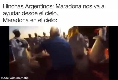 *en el cielo* Como que lo pasaron a buscar unos &aacute;rabes con cocaina y alcohol? YA VA A EMPEZAR EL PARTIDO!!!