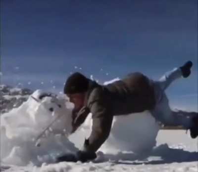 Snowman gets revenge!