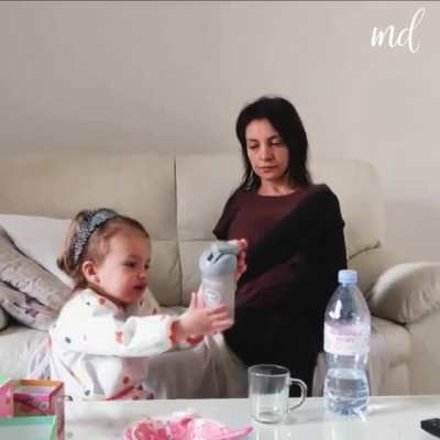 She's a super mom.