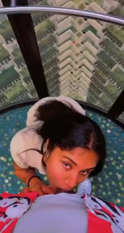 Elevator Blowjob