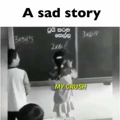 Sad story.
