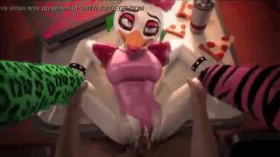 glam Chica getting pounded (unknown artist)