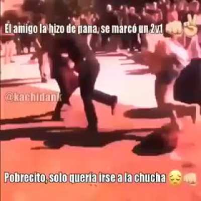 2 v 1 momento xd