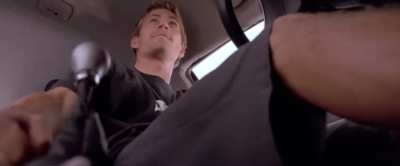 &ldquo;2 fast 2 furious&rdquo; (2003) when Paul Walker pulls his handbrake and performs a 180 into a reverse on the highway with his Evo he never actually pulled the handbrake, he literally pulled an imaginary handbrake
