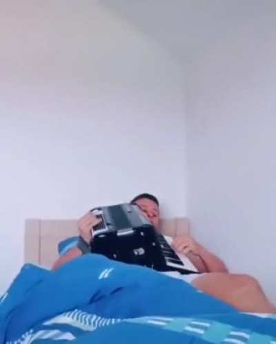 Well, he's got a piano
