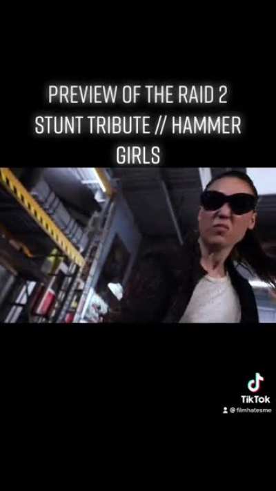 Preview of The Raid 2 Stunt Tribute // Hammer Girls
