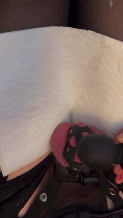 Cumming in my cobra with my Lovense Domi 2. 💦