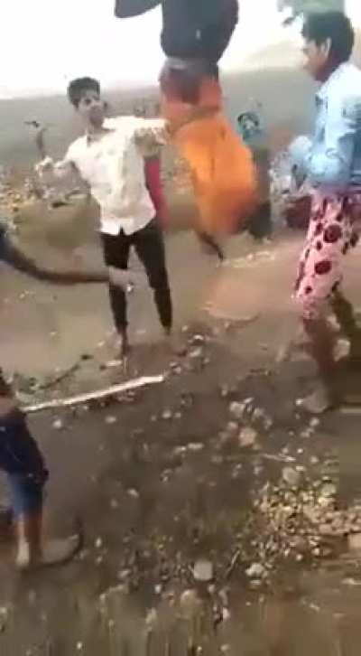In Madhya Pradesh of Indian state, a woman was brutally thrashed &amp;amp; hung from a tree by her father &amp;amp; her brothers for allegedly trying to run away from her husband's house.
