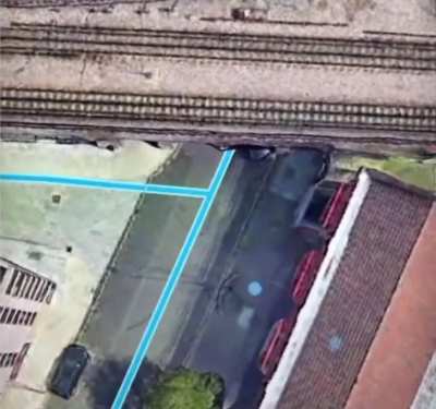Strange street view in UK