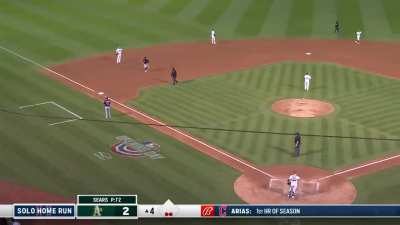 [Highlight] Gabriel Arias crushes a hanging sweeper to dead center to tie the game