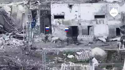 Ukrainian infantrymen in cooperation with drones destroys Russian assault groups on the territory of a mine in Peschane, Donetsk region (Pokrovsky direction)