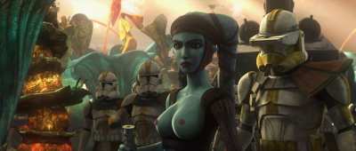 Aayla pops out gif (Photoshop OC)