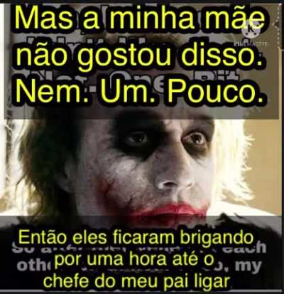 Eu decidi legendar a minha obra prima da imita&ccedil;&atilde;o de voz para o portugu&ecirc;s.