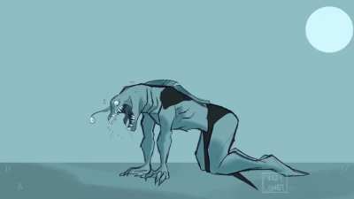 Ripjaws when he leaves the water for 1 second [ARTIST:crazycometspecular]