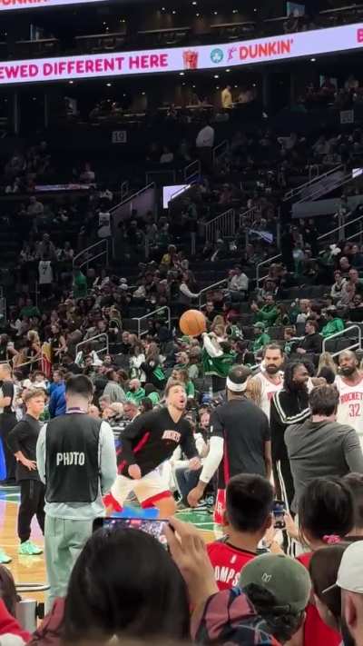 The guys having fun