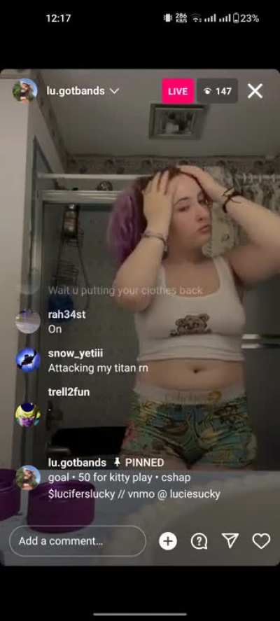 Live now Kitty play goal 
