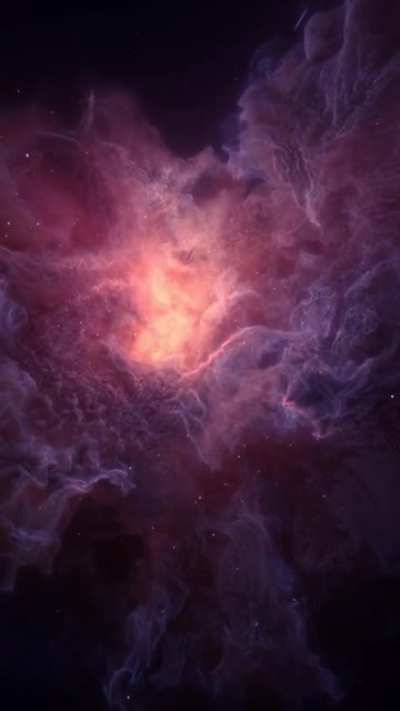 A journey through a nebula using physics and mathematics [Directed and Designed by Teun van der Zalm]