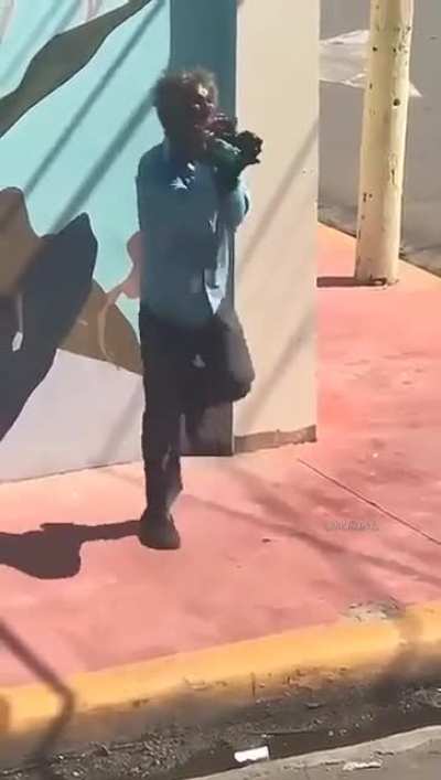 Alcoholic Jackson dancing in public