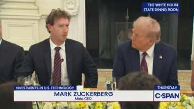 Mark Zuckerberg gets caught on a hot mic admitting he is totally making up Meta&rsquo;s U.S. investment numbers based on whatever Trump wants to hear