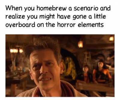 Bring on the darkness 