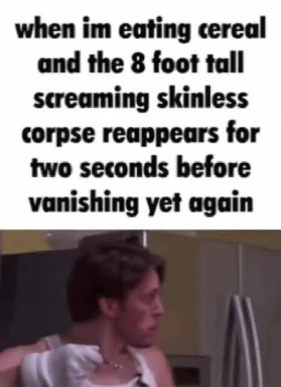 it&rsquo;s just standing there&hellip;