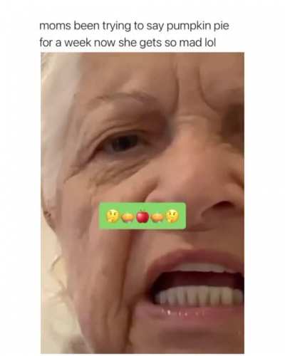 😡 Pumpkin pie