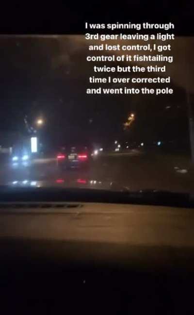 Old Friend MS and HS friend crashes his second car.
