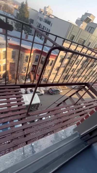 You can literally see people walking on the sidewalk below us 🤯🥵