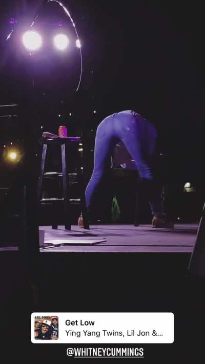 Whitney Cummings on stage