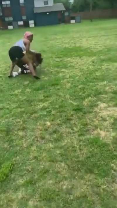 Dad pulls out a gun to break up a fight his daughter was in
