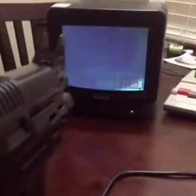 So I found this old clip of me messing around with a light gun and I&rsquo;m losing my mind over the Trinitron. I have no memory of buying it and no idea where it went??