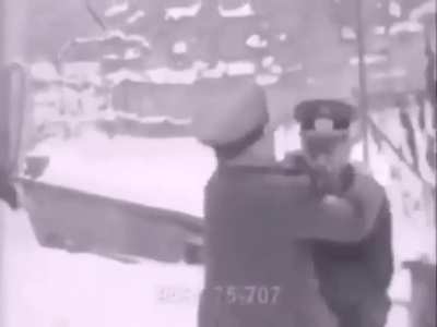 German officers playing in snow!😊😊😊☺️☺️☺️☺️