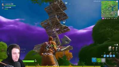 Brodie screams while falling to his cyber-doom