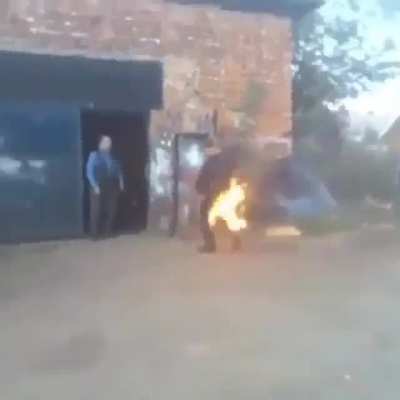Caution: Gas is extremely flammable