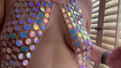My cute new gift feels so good and makes me giggle