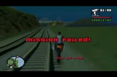 All we had to do, was follow the damn train, CJ!