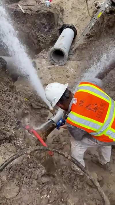 High Pressure Water Main Repair