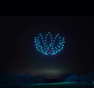 Show light with drones