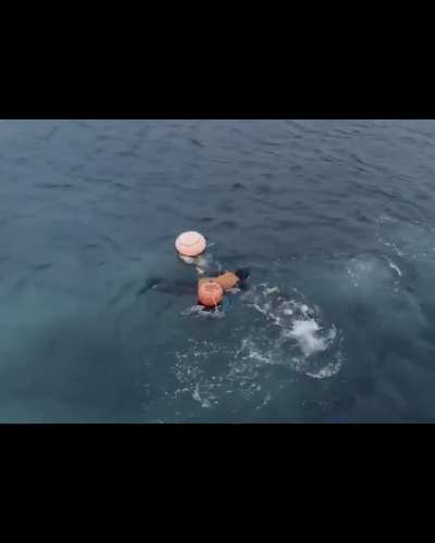 송지효 reacts to her 1st day of dive training~