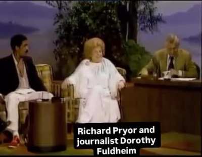 A guest on Johnny Carson says people don&rsquo;t go hungry in the United States. Richard Pryor respectfully corrects her