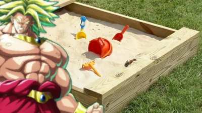 Broly at the park
