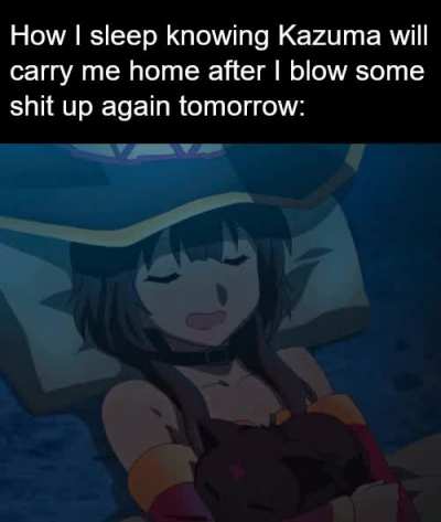 Sweet dreams Megumin (fixed)
