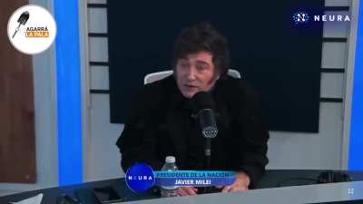 Javier Milei: Voy a hacer un tratado de libre comercio con Estados Unidos.